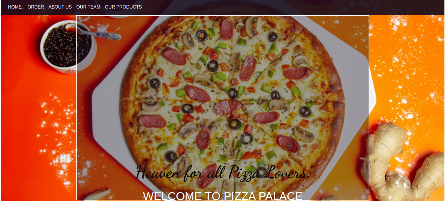 Pizza Palace App preview